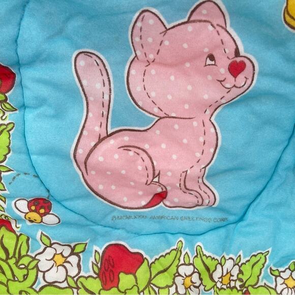 Vintage 80’s Strawberry Shortcake and Friends Colotful Characters Sleeping Bag - Picture 7 of 14